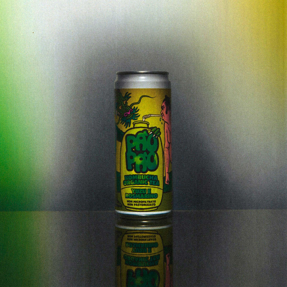 Pào Pào Kombucha 330ml Yuzu und Rosmarin GROSSHANDEL