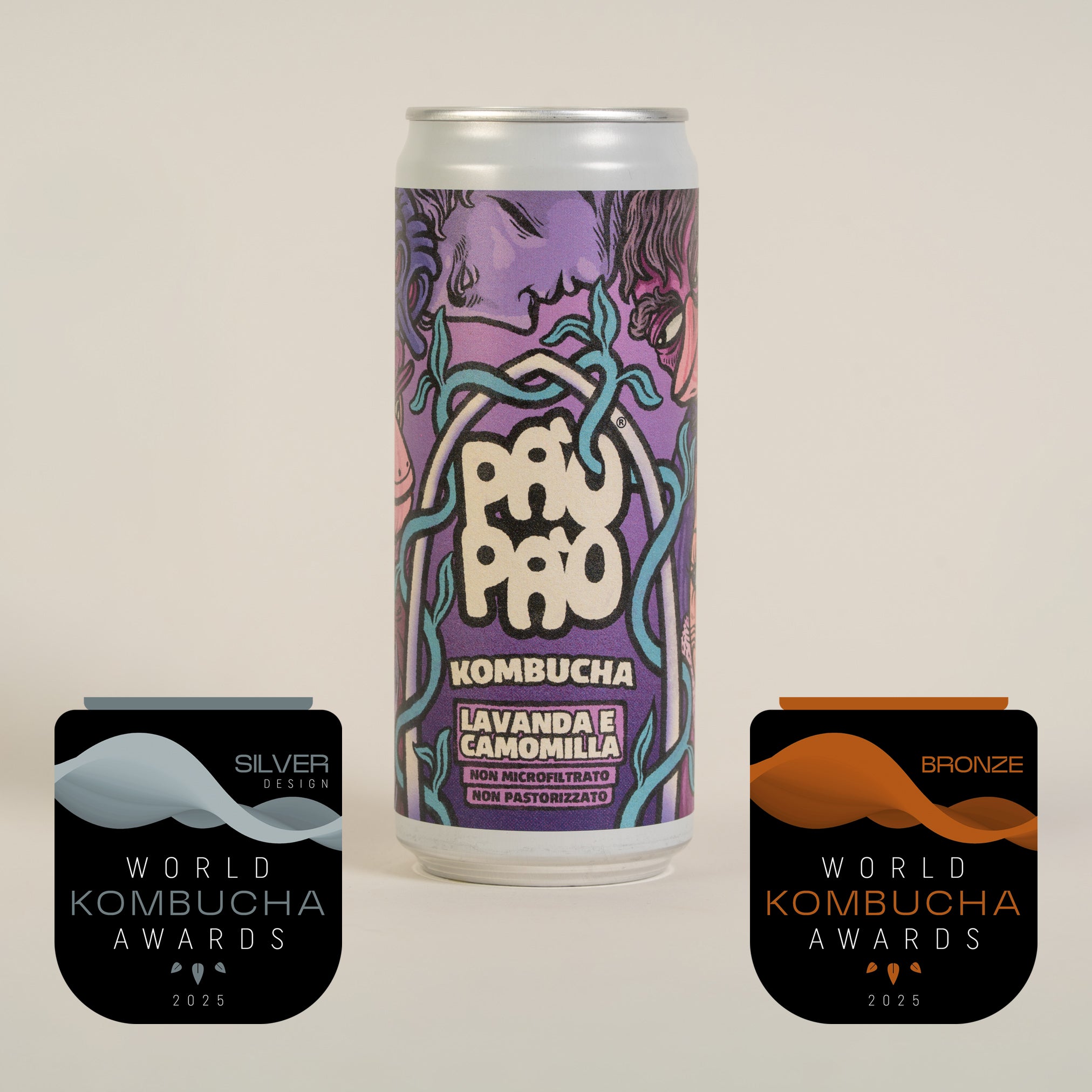 Pào Pào Kombucha 330ml Lavanda e Camomilla